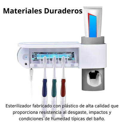 Esterilizador UV de cepillos de dientes.