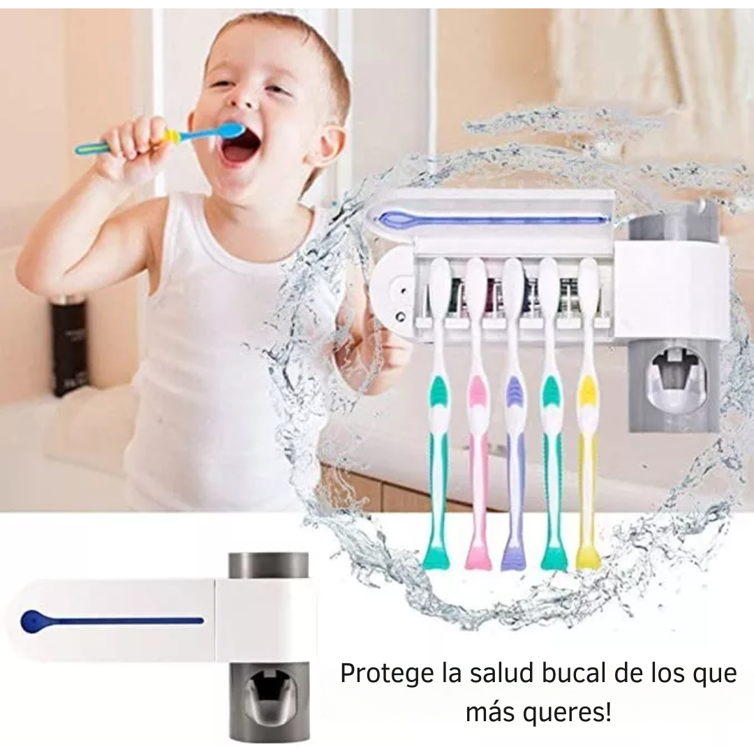 Esterilizador UV de cepillos de dientes.